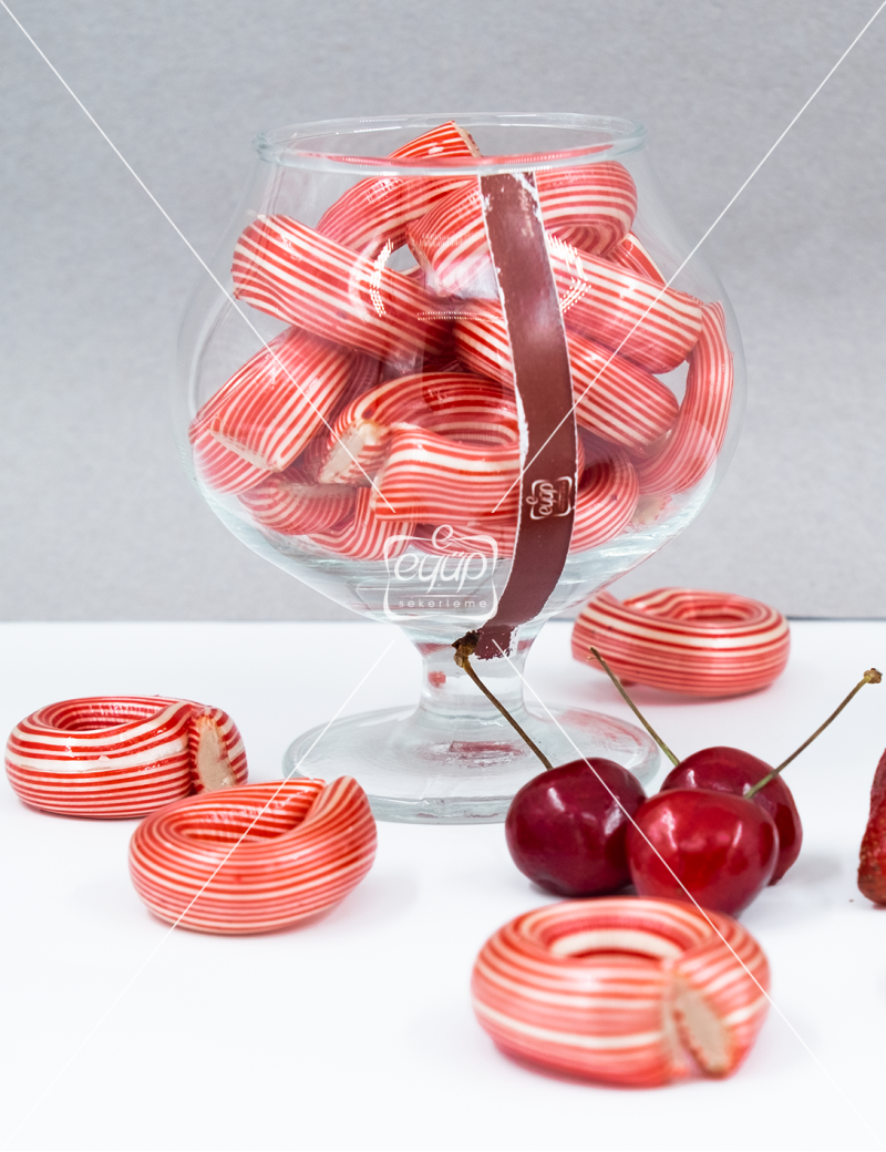 Kirazlı Halka Akide Şekeri (350 gr)